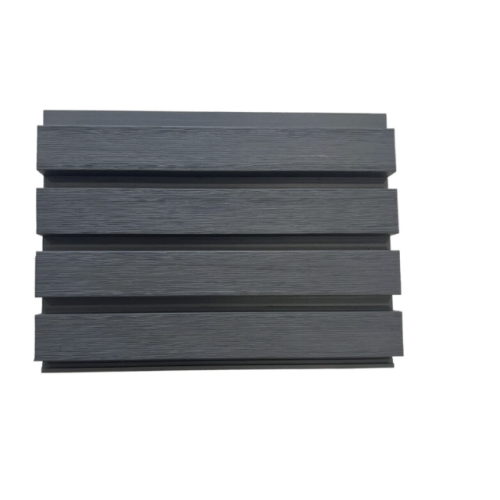 (Sample Grey Board) Co extrusion Square Slatted Composite Cladding Plastic Exterior 16 Board- 1