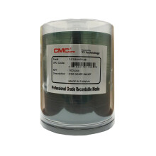 CMC Pro - Powered by TY Technology CD-R a getto d'inchiostro bianco da 80 minuti/700 MB in scatola per dolci - Confezione da 100