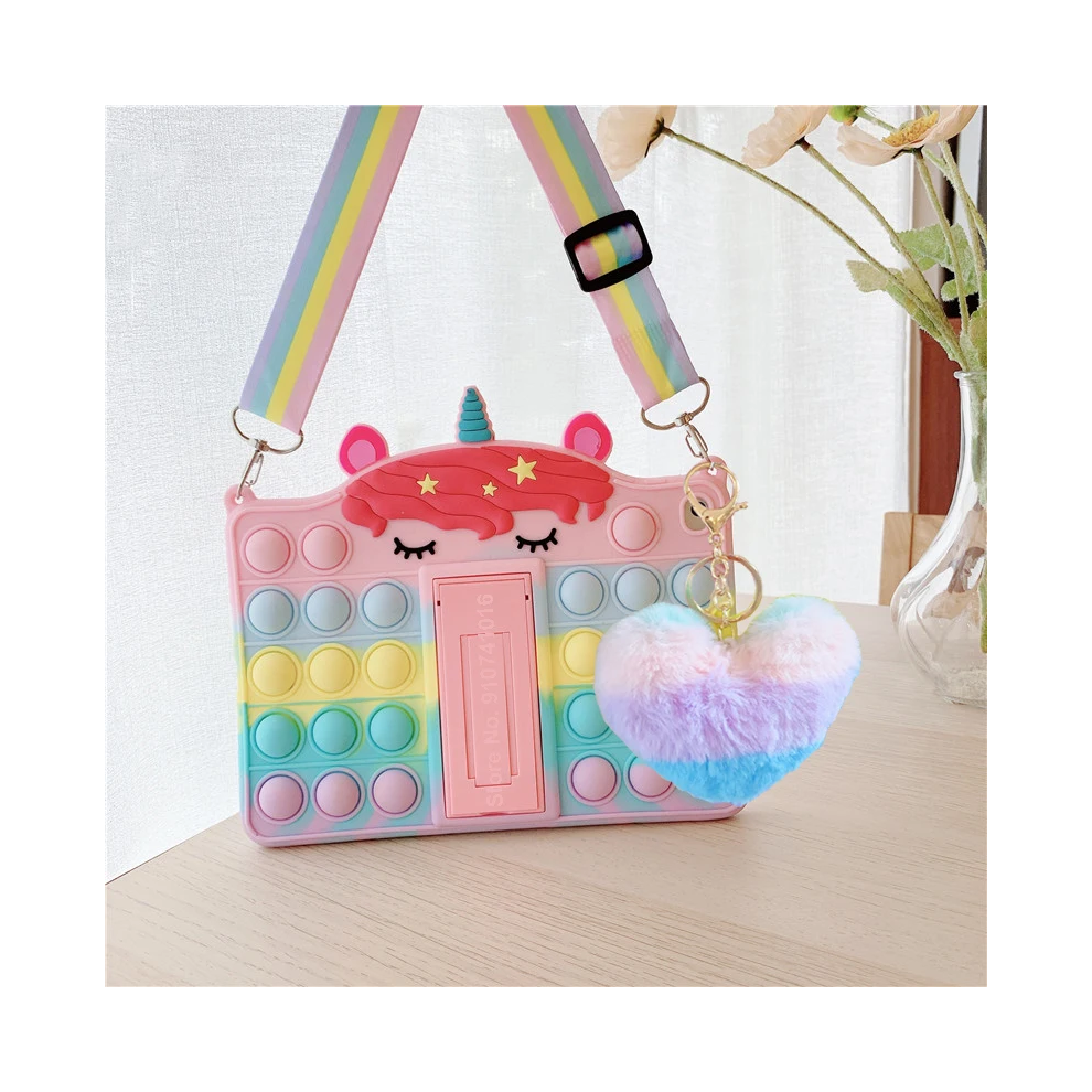 (Horizontal Style 3, Tab A7 8.7Inch) Cute Unicorn Cover For Samsung Galaxy Tab S6 Lite 976662461735