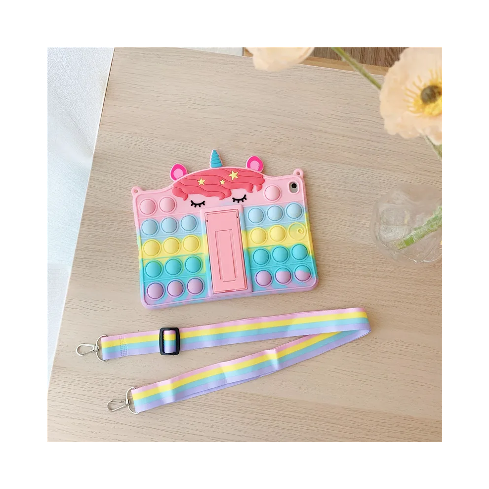 (Horizontal Style 2, Tab A7 8.7Inch) Cute Unicorn Cover For Samsung Galaxy Tab S6 Lite 976662461872