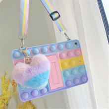 (Rainbow Style 3, Tab S6 lite10.4inch) Cute Unicorn Cover For Samsung Galaxy Tab S6 Lite