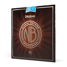 Daddario Guitar Strings - Acoustic Guitar Strings - Nickel Bronze - For 12 String Guitar - Natural Clear & Focused Tone - NB1047-12 - Light (12 -