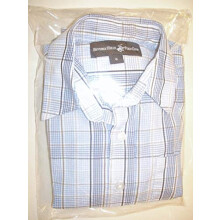 100 - 12 x 15"" poly doorzichtig plastic T-shirt/kledingzakken 1 Mil 2"""" achterklepslot
