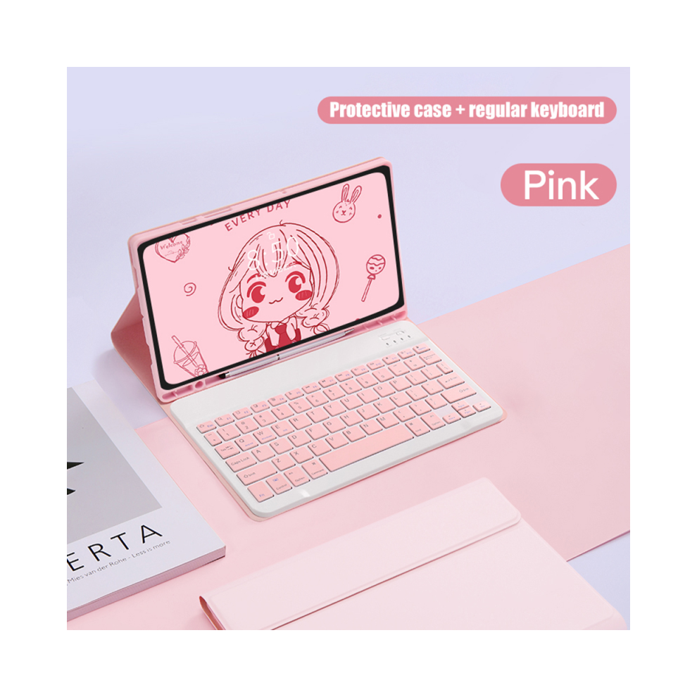 ( No Mouse, S6 Lite 10.4 Inch) For Samsung Galaxy Tab Keyboard Case For S6 Lite 1 Pink 976662465290