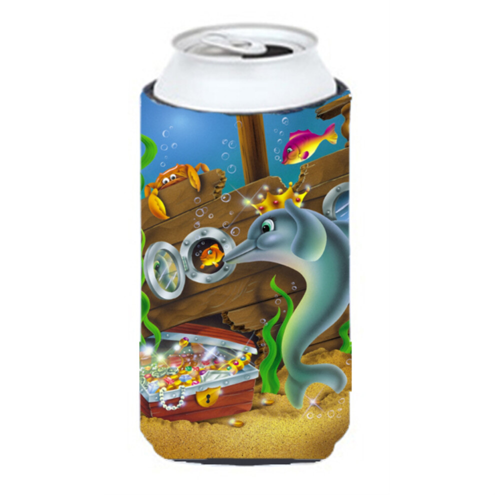 Coffre au tr   sor grand format       Caroline's Treasures       APH0420TBC Dolphins Treasure Chest, multicolore