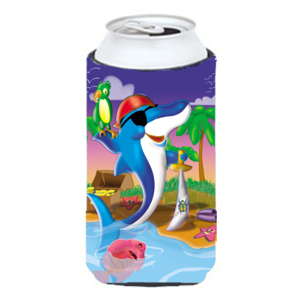 ?Caroline's Treasures APH2486TBC Delfin-Pirat Tall Boy Koozie Hugger, Mehrfarbig?-image