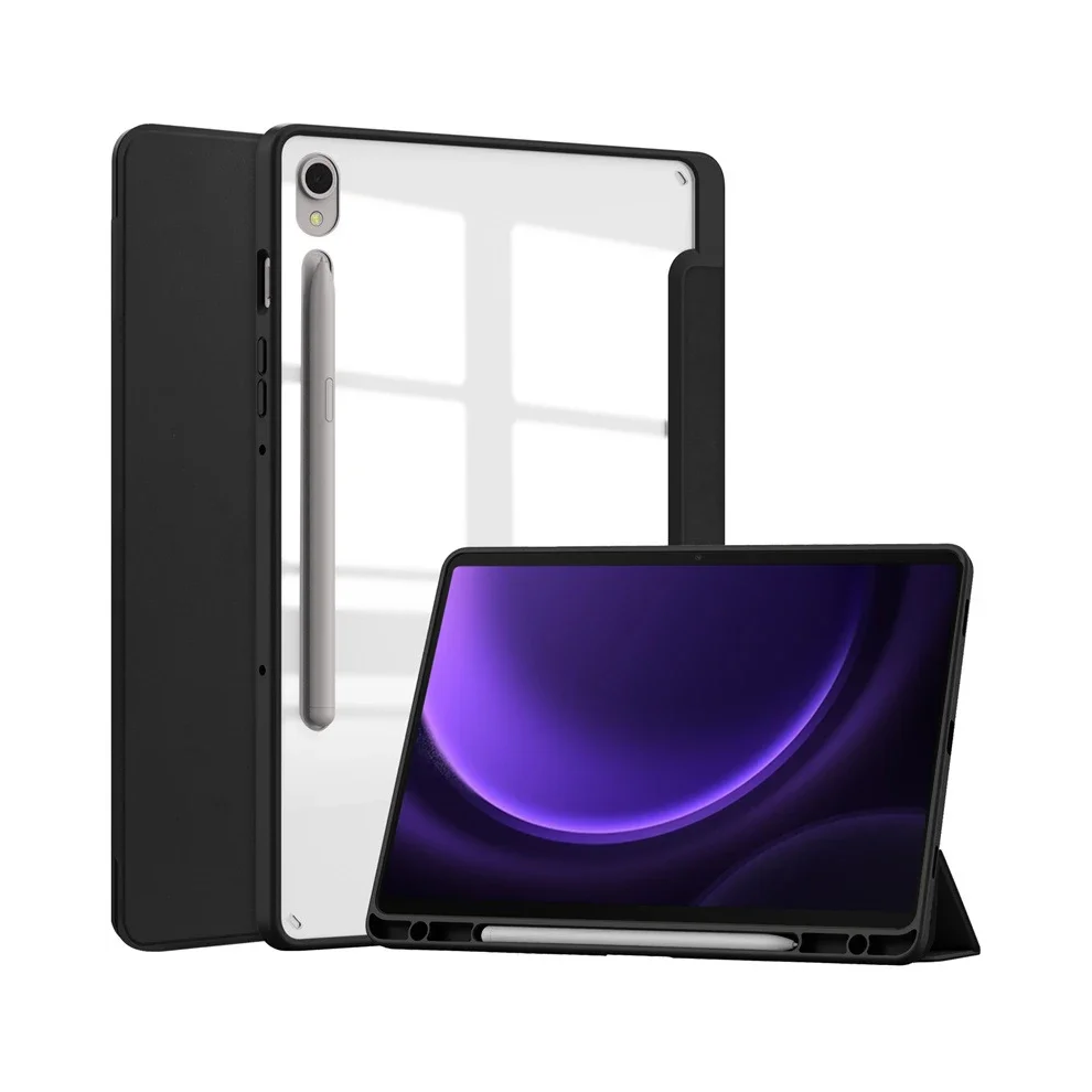 (, Tab S9 Fe S9 11) Smart Case For Samsung Galaxy Tab S9 Fe 10.9Inch S Black