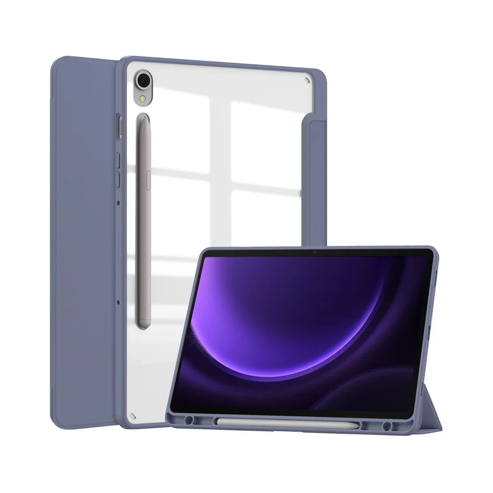 (Lavender, Tab S9 Fe S9 11) Smart Case For Samsung Galaxy Tab S9 Fe 10.9Inch S Purple