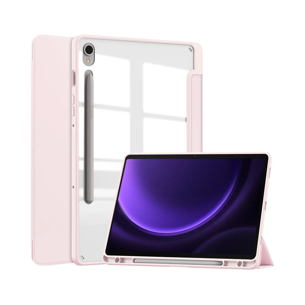 (Pink, Tab S9 FE S9 11) Smart Case For Samsung Galaxy Tab S9 FE 10.9inch S