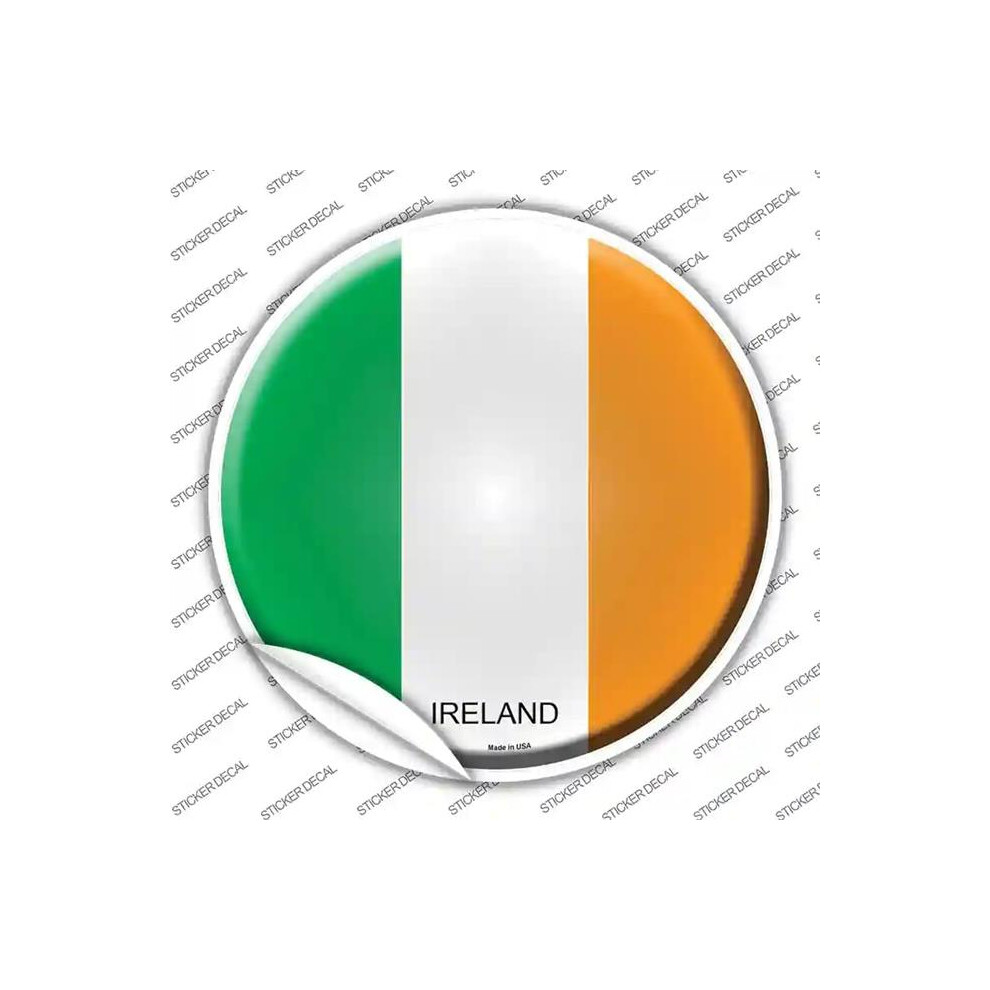 Smart Blonde C-303S-Xl Ireland Country Novelty Circle Sticker Decal - Extra Large 727897995232