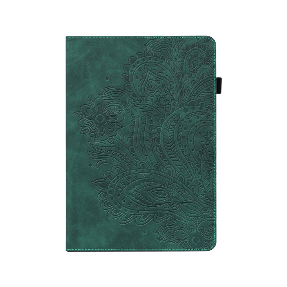 Green (-Flower, Tab A 9.7 Sm-T555) Tablet Funda For Samsung Galaxy Tab A 9.7 Sm-T550
