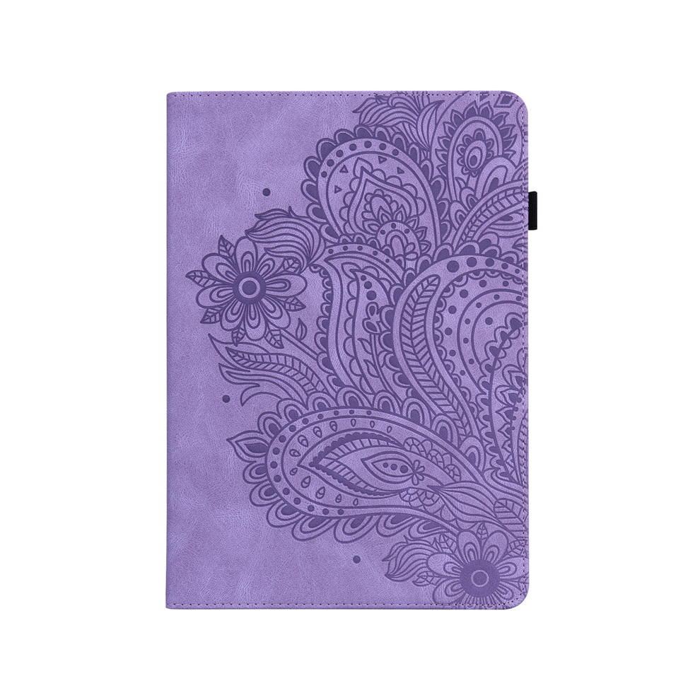 Purple (-Flower, Tab A 9.7 Sm-T550) Tablet Funda For Samsung Galaxy Tab A 9.7 Sm-T550