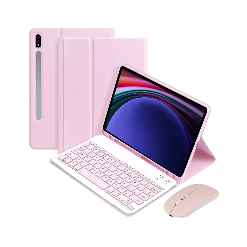 ( B, French Keyboard) For Samsung Galaxy Tab S9 11Inch Tablet Keyboard C Pink 976662464781