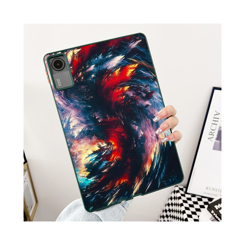 (Y5-P32, Tab A7lite T220) Bright Color Landscape Painting Case For Samsung G 976662477866