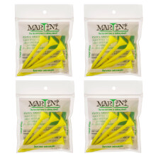 Martini Golf Tees 3 1/4"""" 4 stuks geel - 20 Tees totaal - vrijwel onbreekbaar