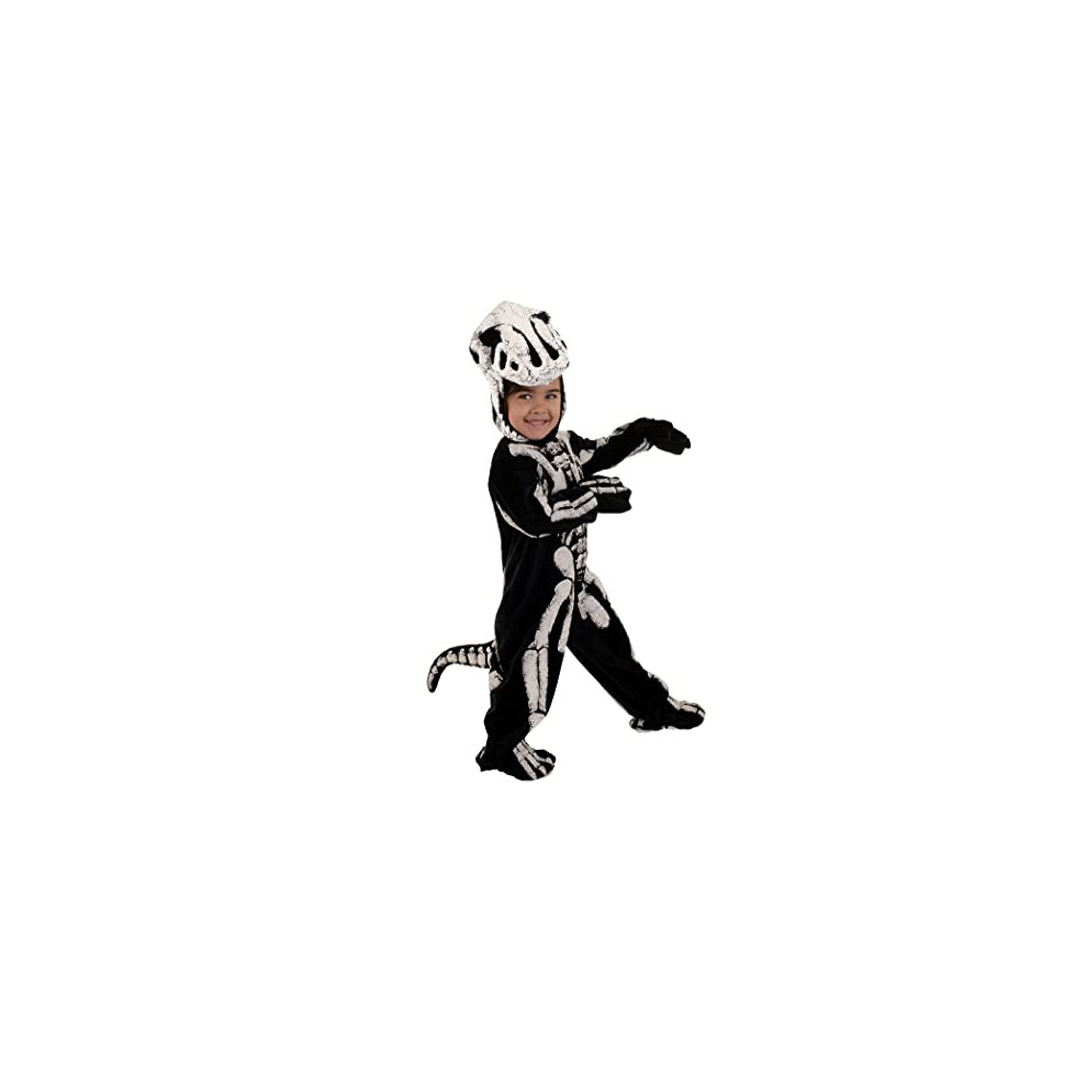 Photos - Fancy Dress UNDERWRAPS boys Toddlers T-rex Skeleton - Fossil Costume Black/White Small 6-12M US 26243 S-Multi-S