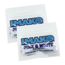 Imako Cosmetic Formbart Fitting Materiale (Pink & White) - 2 Pack - Tandk?d og t?nder - Fremstillet i USA