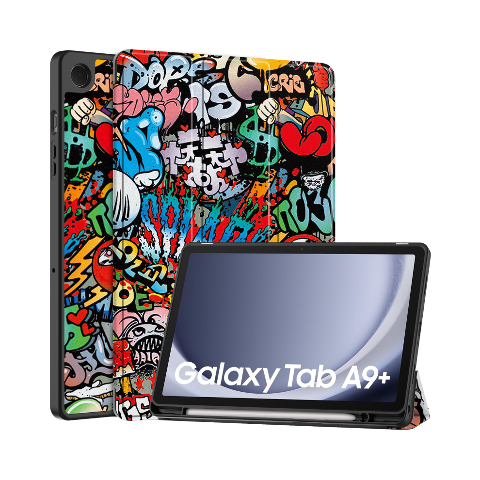 (TY, Tab A9 Plus 11 inch) For Samsung Galaxy Tab A9 Plus Case 2023 PU Leathe