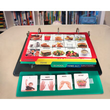 Smile4autism Visual Communication Book 162 ASD Laminate Icon Picture Cards: Autism Language Vocabulary Speech Articulation Therapy ADHD & Aprexia Le