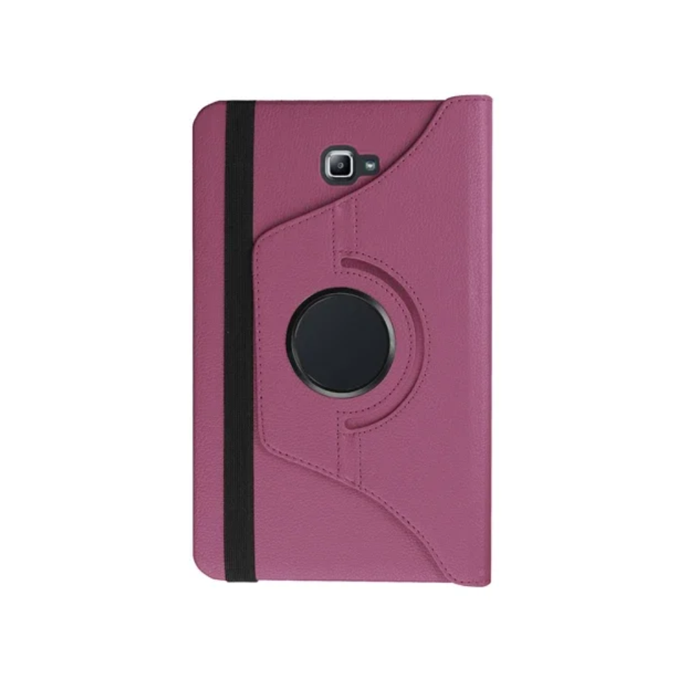 (Purple) Tab A6 10.1 Case 360 Degree Rotating Folio Pu Leat Purple 976662498885