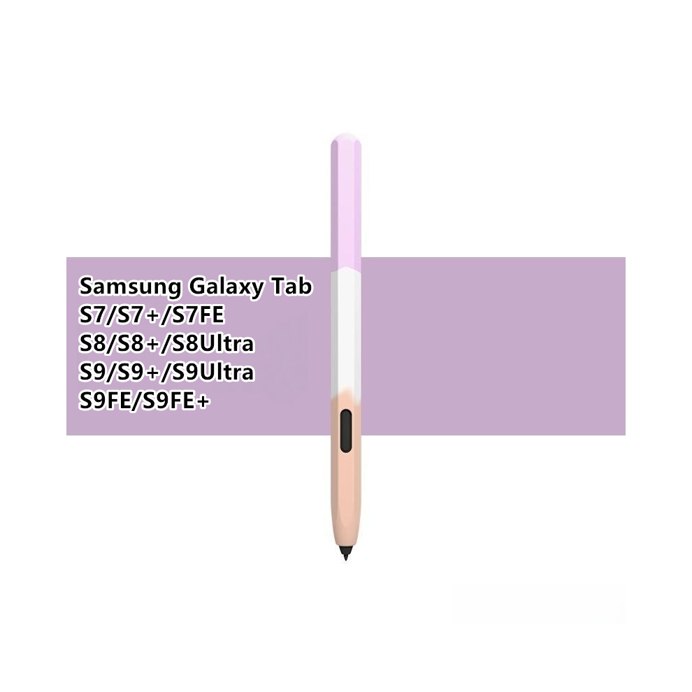 (S7-) Silicone Pencil Case Tablet Touch Stylus Pen Cover Purple 976662499745