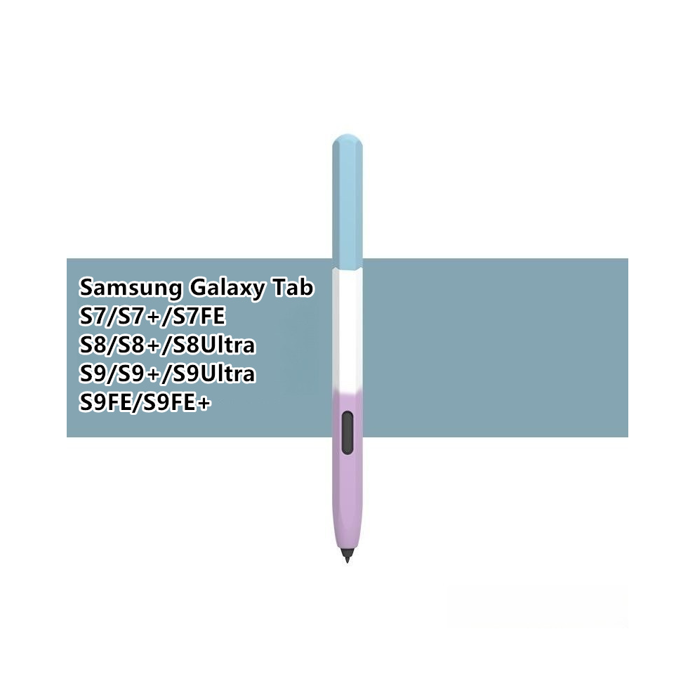 (S7-) Silicone Pencil Case Tablet Touch Stylus Pen Cover Blue 976662499714