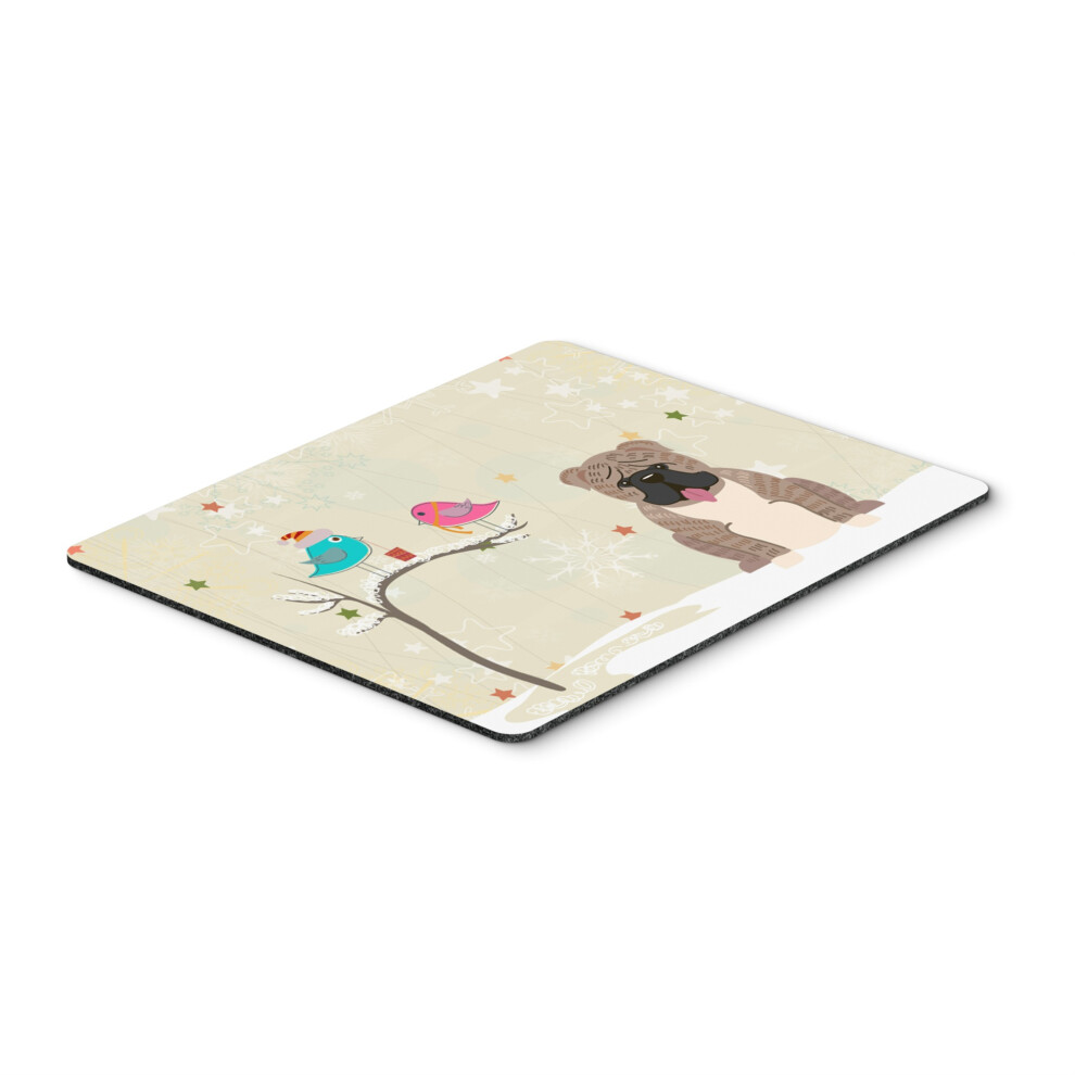Caroline's Treasures Christmas Presents Bulldog Brindle Mouse Pad Multicolor 7.75X9.25 Bb2598mp 638508464347