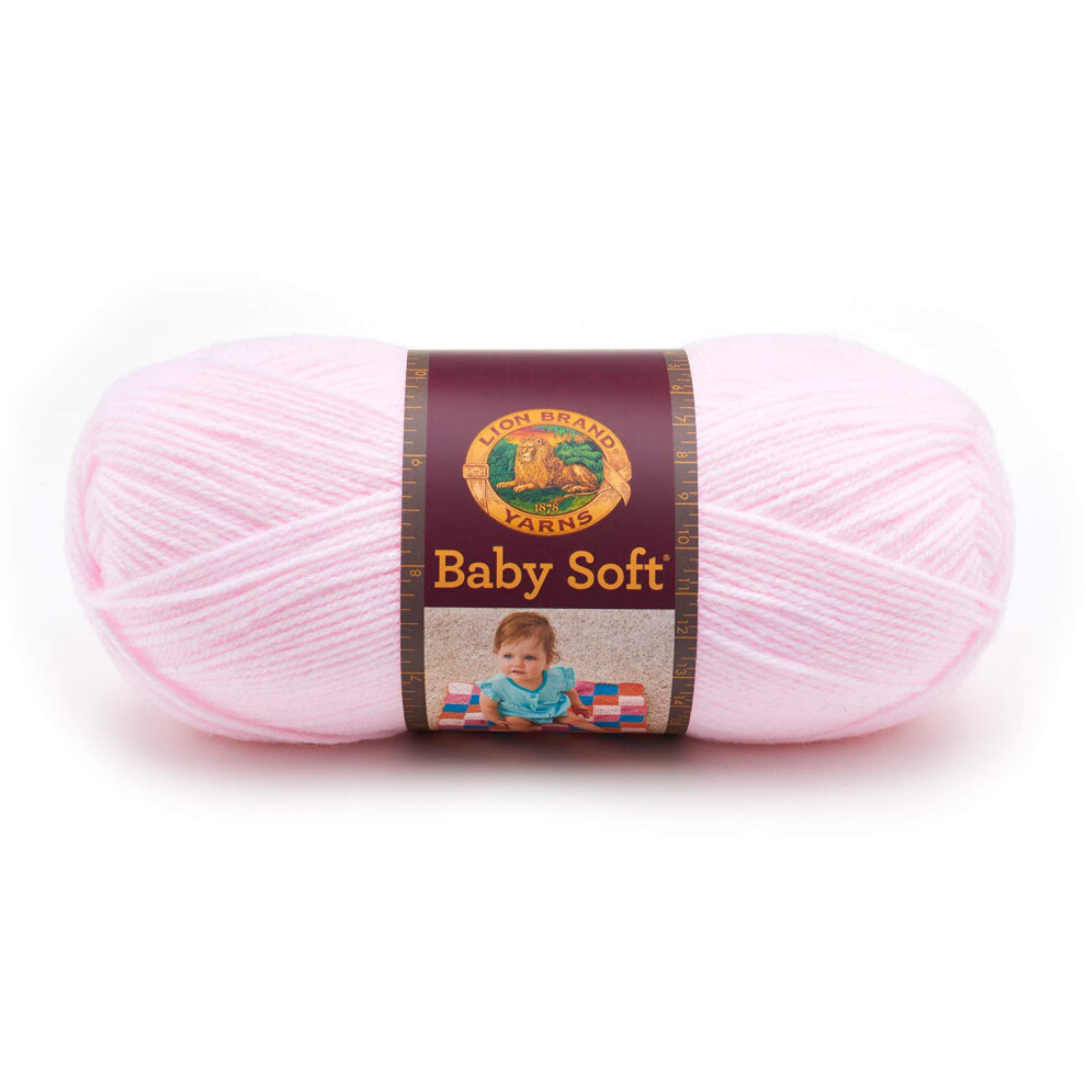 Lion Brand Yarn 1 Skein Lion Brand Yarn Babysoft Baby Yarn Yarn  Petal Multicolor