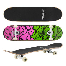 Flybar Complete Skateboard para principiantes - Skateboard para nios de 31 pulgadas 7 capas de madera de arce maple cubierta de patineta doble skate