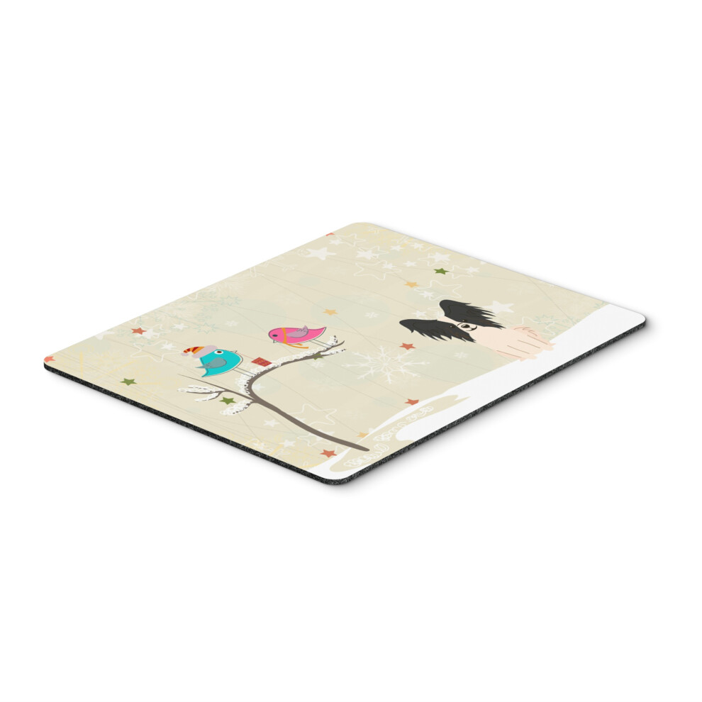 Tapis De Souris Multicolore Caroline's Treasures Christmas Gifts Papillon Noir Blanc 7,75 X 9,25 Cm (BB2548MP)-image