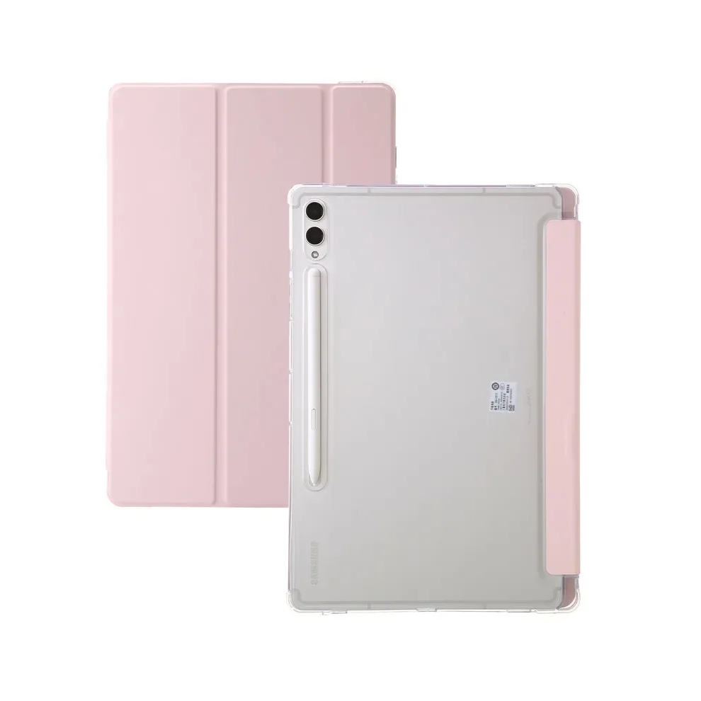 (, Tab S9 Fe(10.9 Inch)) For Samsung Tab S9 Fe Case With Pen Holder Trifold Pink 976662510228