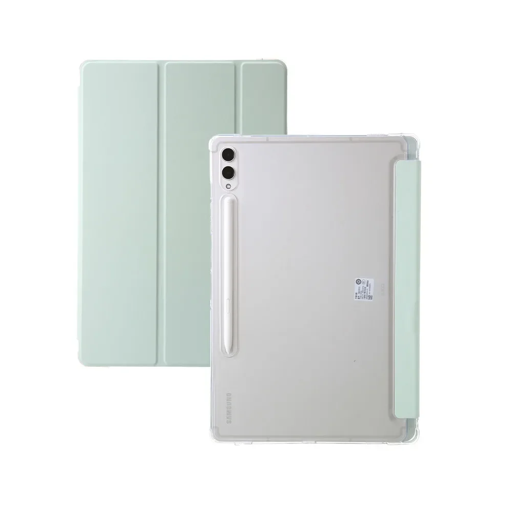 (Mint Tab S9 Fe(10.9 Inch)) For Samsung Tab S9 Fe Case With Pen Holder Trifold Green 976662510204