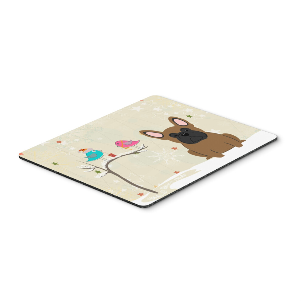 Caroline's Treasures Christmas Presents French Bulldog Mouse Pad Multicolor 7.75X9.25 Bb2485mp Brown 638508463210