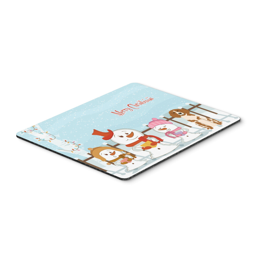 Caroline's Treasures Merry Christmas Carolers Brittany Spaniel Mouse Pad Multicolor 7.75X9.25 Bb2403mp 638508462398