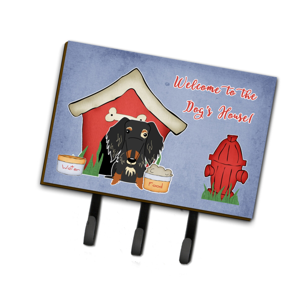 Caroline's Treasures Dog House Collection Leine Oder Schl Sselhalter F R Rauhaardackel, Gefleckt, BB2882TH68, Dreifach-image