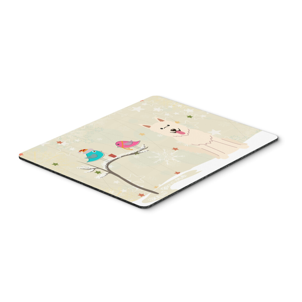 Caroline's Treasures Christmas Presents German Shepherd Mouse Pad Multicolor 7.75X9.25 Bb2517mp White 638508463531