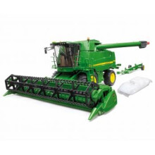 Moissonneuse John Deere T670i BRUDER - Echelle 1:16 - 60 cm - Avec chariot et sachet de grain inclus