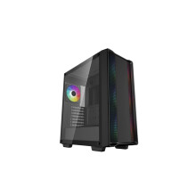 PC behuizing - DEEPCOOL - CC560 ARGB V2 (Zwart) - Mid tower - ATX-formaat - Geoptimaliseerde luchtcirculatie