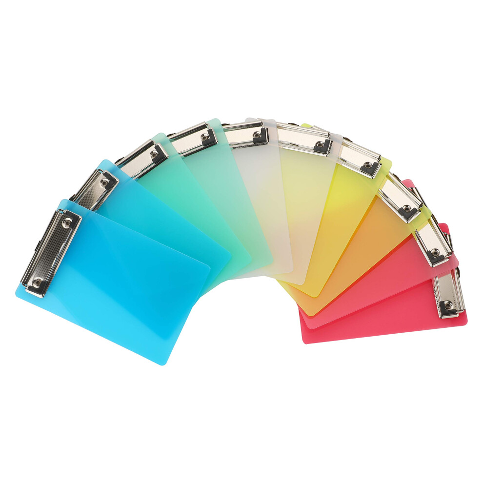 Kleines Klemmbrett, Mini-Klemmbrett, 4,7 X 7,3 Zoll, Klemmbrett In Memogr E, Niedlich, Winzig, Zum Schreiben Von Notizbl Cken (10Er-Pack)-image