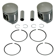 SPI SM-09266 2 Kolbens  tze mit Standardbohrung f  r Arctic Cat 6000 Snow, passend f  r Modelle 2014   2016     73,8 mm