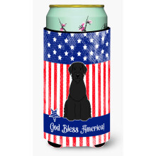 """"Caroline's Treasures BB3061TBC Patriotic USA Reuzeschnauzer Tall Boy Hugger koude drank-koozies Veelkleurig""""