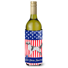 ""Caroline's Treasures USA Patriotic English Setter Wijnfles Drankisolator Hugger 750 ml Veelkleurig""""