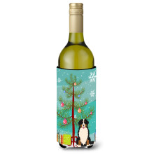 """" Caroline's Comorsures BB4161Literk Arbore de Craciun fericit Bernese Mountain Dog Vin Botting Baut Izolator Hugger 750ml multicolor """"
