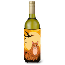 Caroline's Treasures Halloween Maine Coon Cat fla a na v no izolacn obj mka na n poje 750 ml viacfarebn