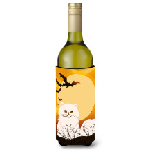 Caroline's Treasures Halloween Perzsk macka Fla a na v no na n poje Izolacn obal 750 ml Viacfarebn