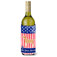 Caroline's Treasures USA Patriotic Yellow Labrador Retriever fla a na v no n pojov izol tor 750 ml viacfarebn