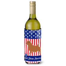Caroline's Treasures USA Patriotic Norfolk Terrier fla a na v no, izolacn obal na n poje 750 ml, viacfarebn