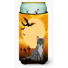 Caroline's Treasures Halloween zijsk macka Tall Boy N pojov izolacn obj mac Viacfarebn