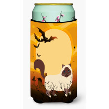 """"Caroline's Treasures Halloween Birmaan Kat Lange Jongen Drank Isolator Hugger Veelkleurig""""