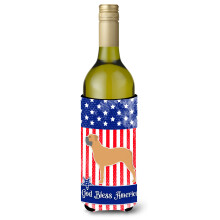 Caroline's Treasures USA Patriotic Bullmastiff fla a na v no, izolacn obal na n poje 750 ml, viacfarebn